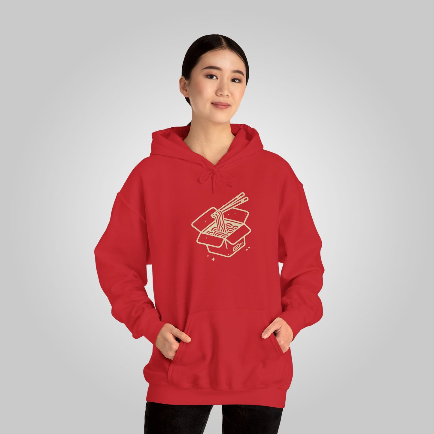 Noodles Unisex Heavy Blend™ Hooded Sweatshirt - Comfort Food  Hoodie - Noodles Hoodie