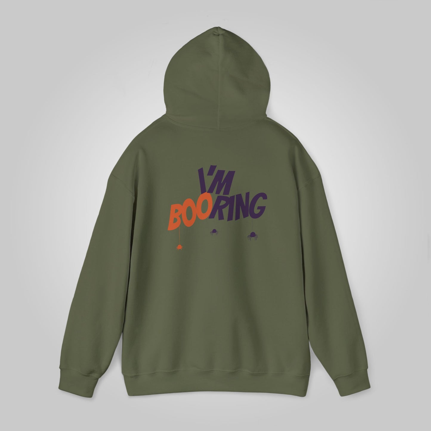 Halloween I am booring Unisex Heavy Blend™ Hooded Sweatshirt, I am booring Hoodie, Halloween Hoodie