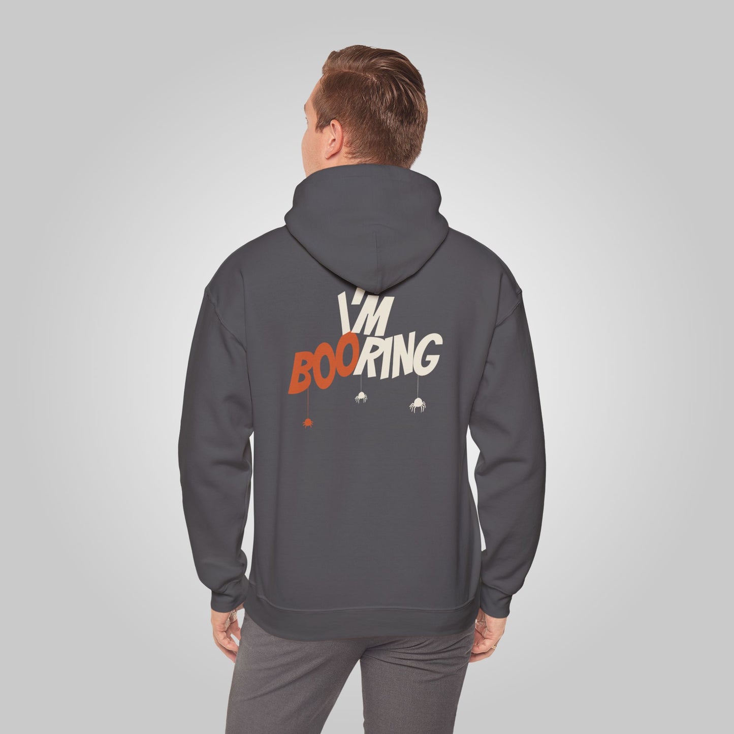 Halloween I am booring Unisex Heavy Blend™ Hooded Sweatshirt, I am booring Hoodie, Halloween Hoodie