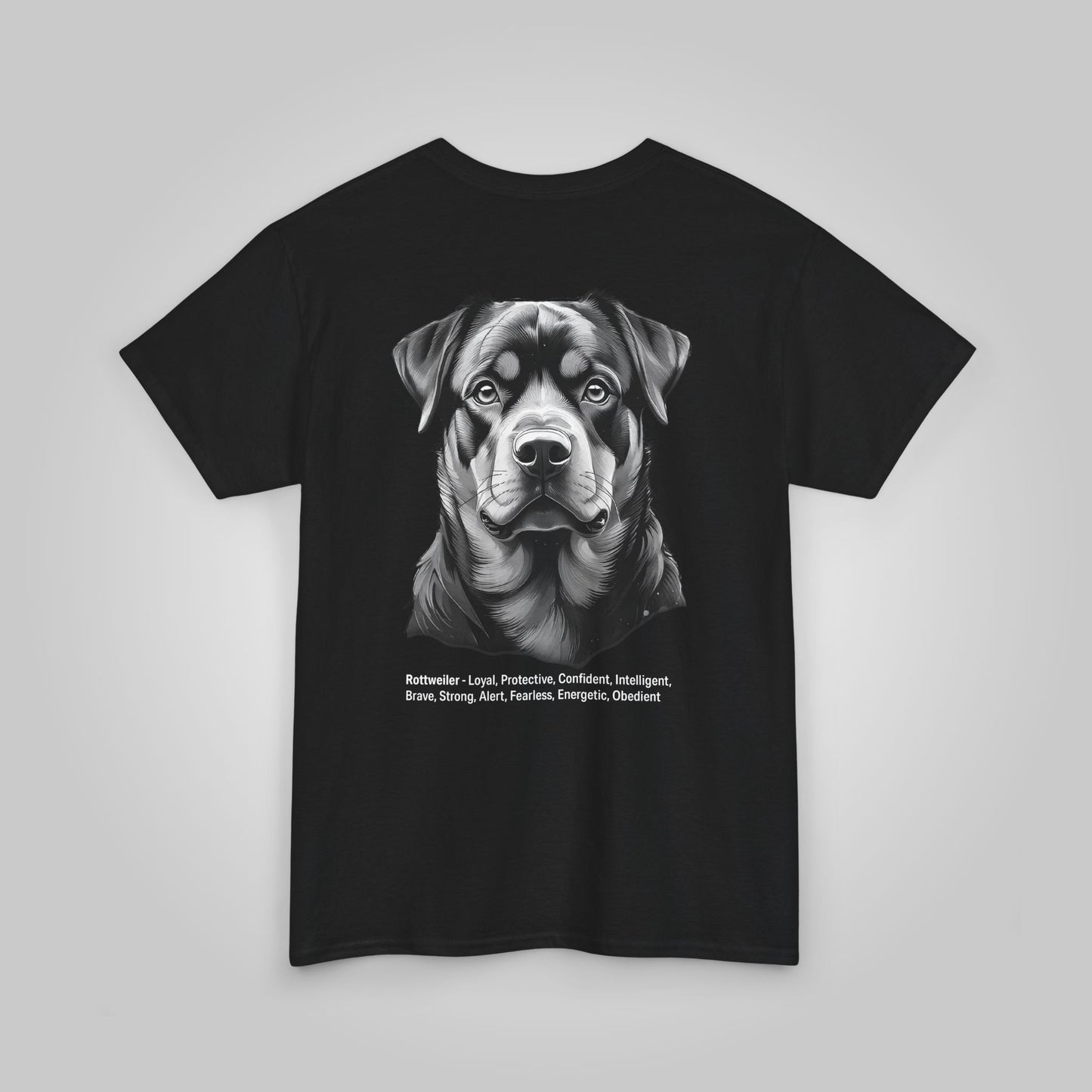 Rottweiler Dog Unisex Heavy Cotton Tee - Rottweiler Tee