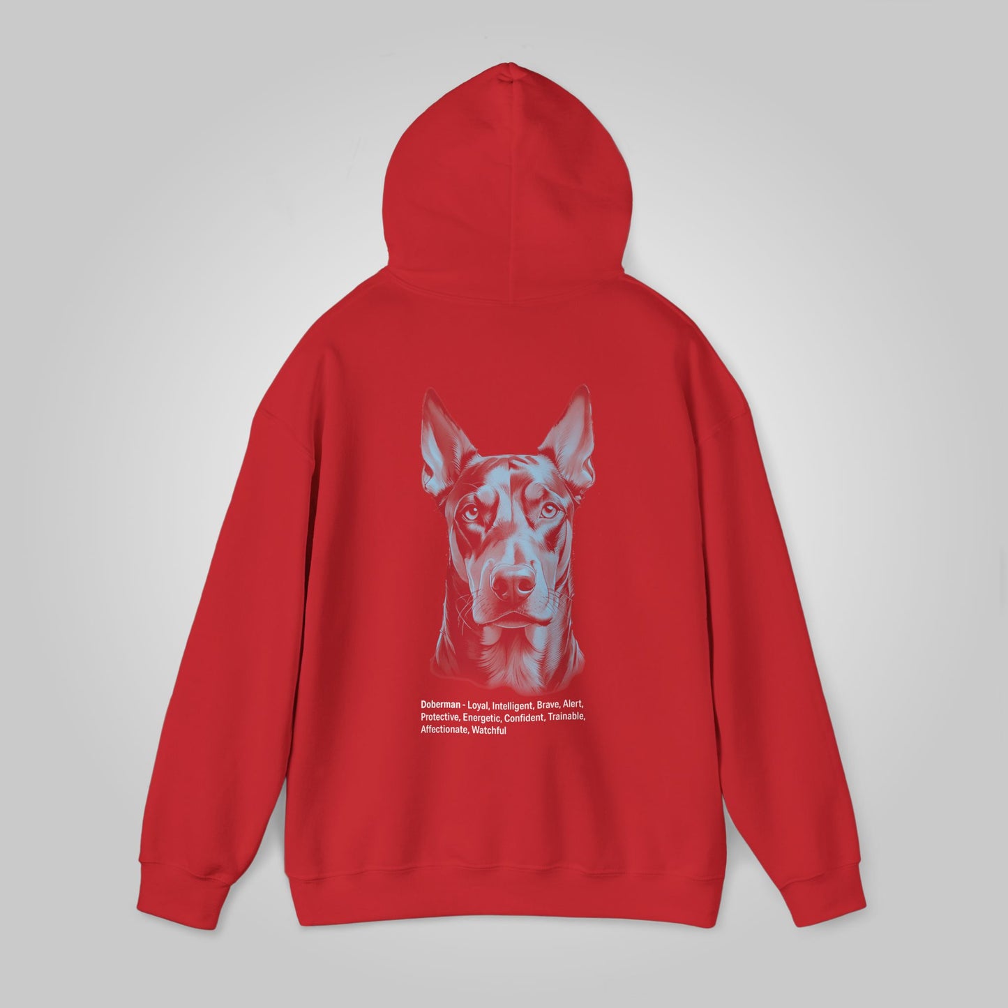 Doberman Dog Unisex Heavy Blend™ Hooded Sweatshirt - Doberman Hoodie