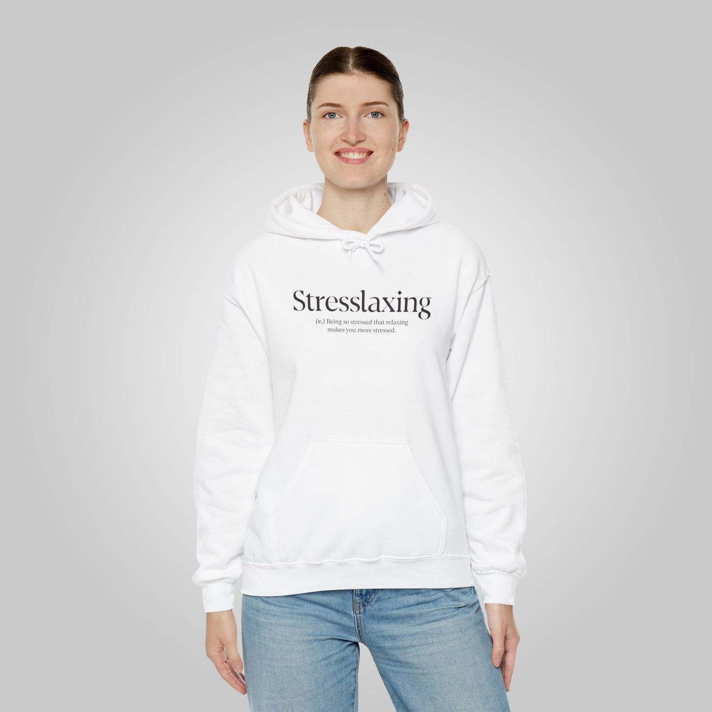 Stresslaxing Unisex Heavy Blend™ Hooded Sweatshirt - Funny Stress Hoodie, Relaxing Hoodie