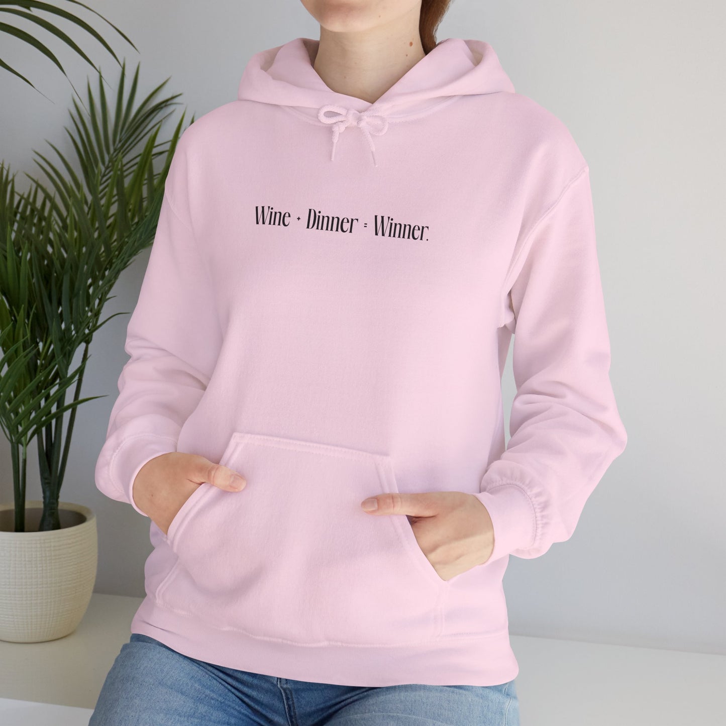 Wine+Dinner Unisex Heavy Blend™ Hooded Sweatshirt - Winner Hoodie