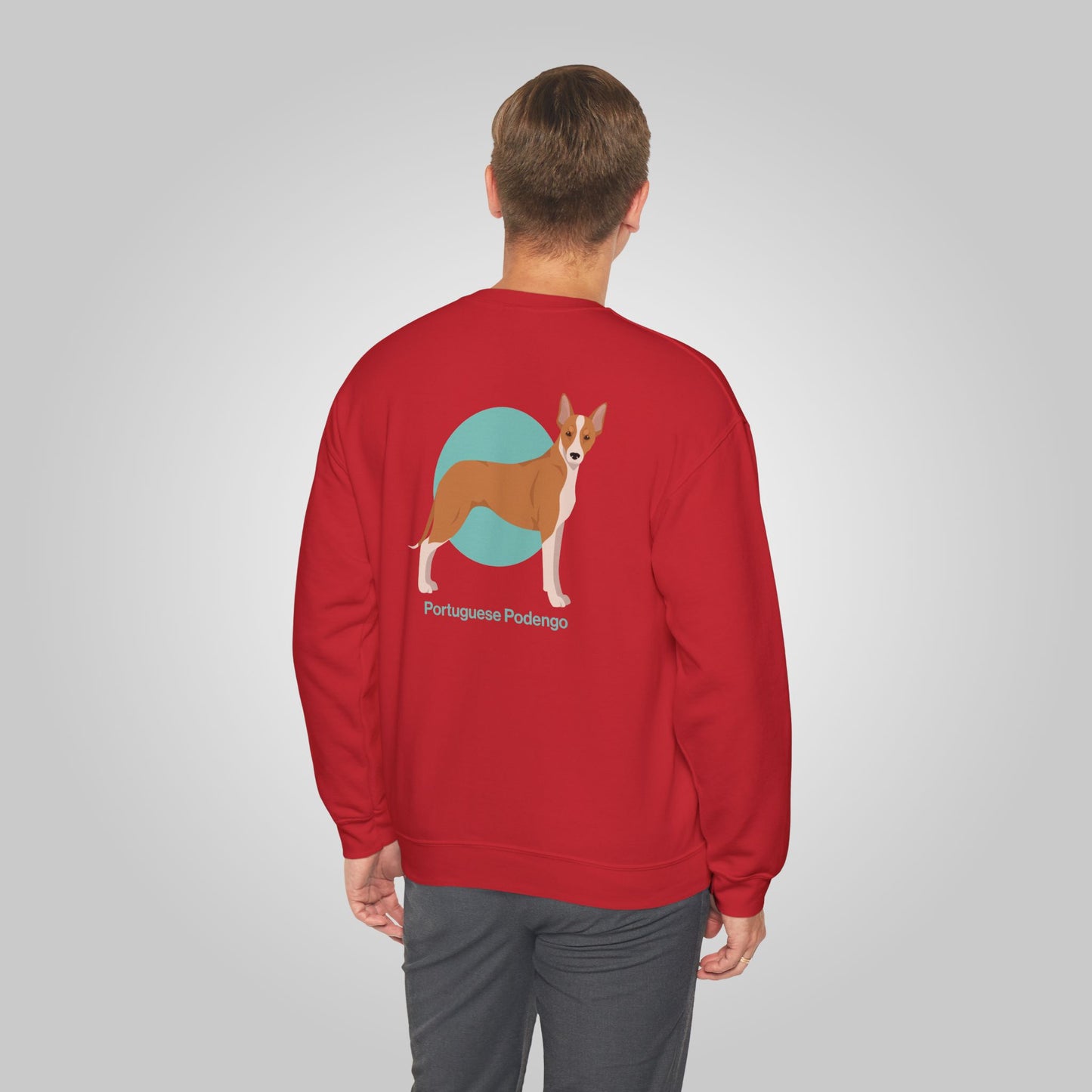 Portuguese Podengo Dog Unisex Heavy Blend™ Crewneck Sweatshirt - Portuguese Podengo Sweatshirt