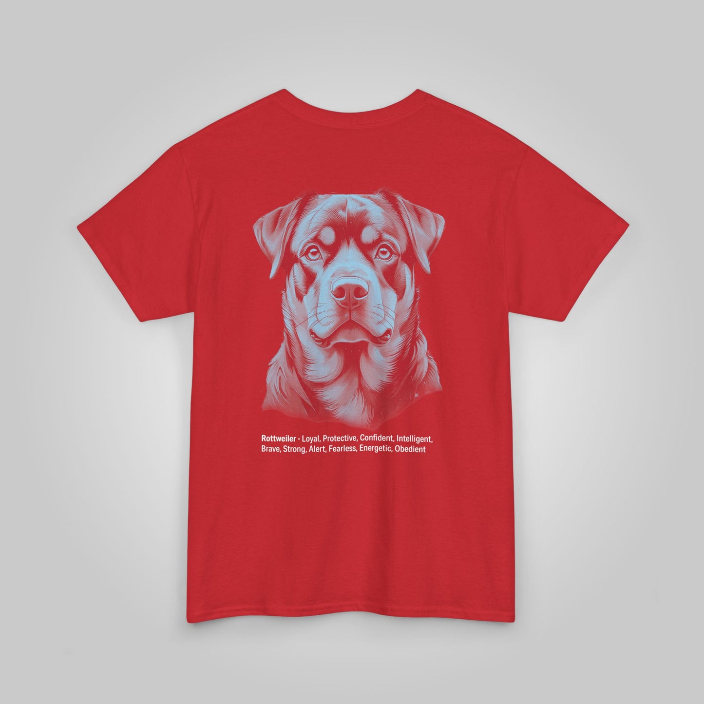 Rottweiler Dog Unisex Heavy Cotton Tee - Rottweiler Tee