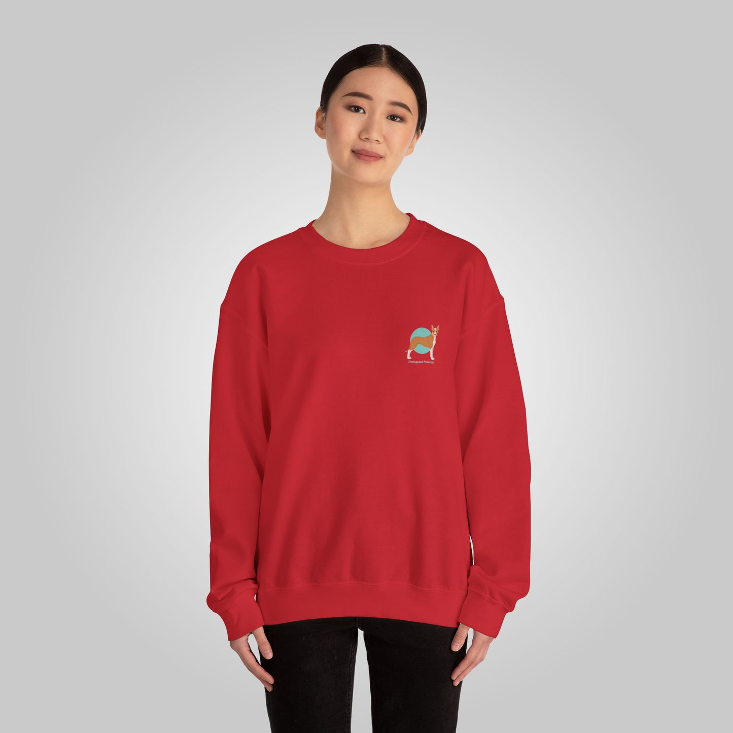 Portuguese Podengo Dog Unisex Heavy Blend™ Crewneck Sweatshirt - Portuguese Podengo Sweatshirt