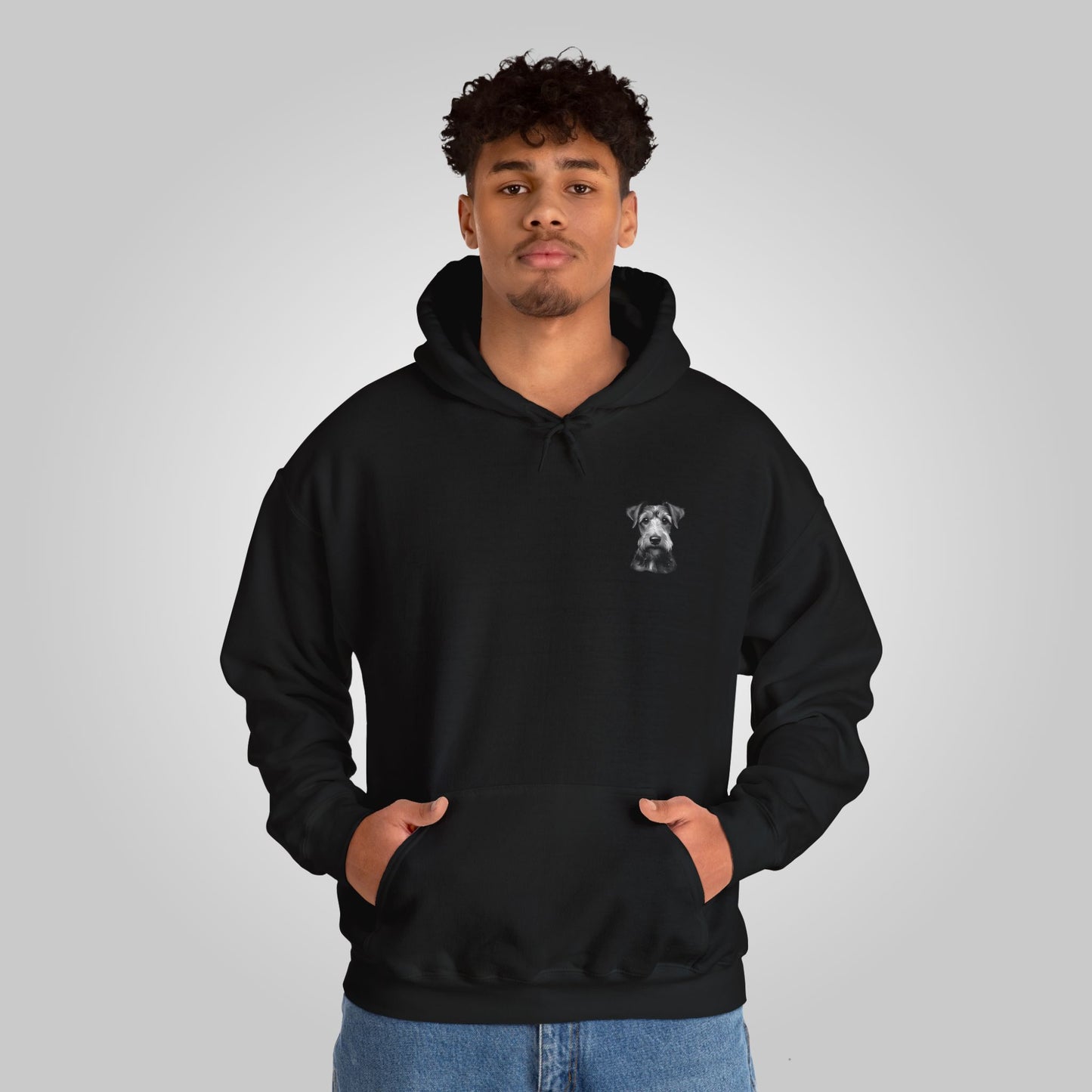 Airedale Terrier Dog Unisex Heavy Blend™ Hooded Sweatshirt - Airedale Terrier Hoodie