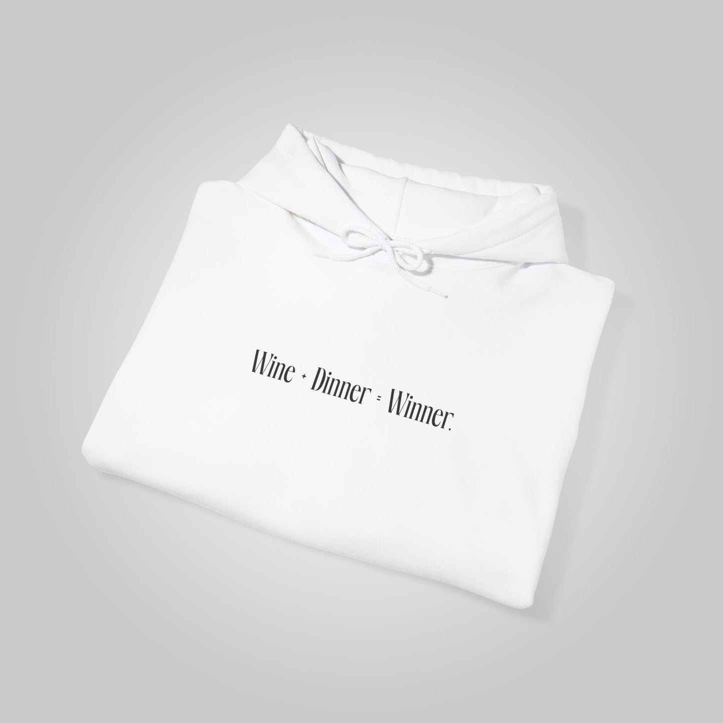 Wine+Dinner Unisex Heavy Blend™ Hooded Sweatshirt - Winner Hoodie