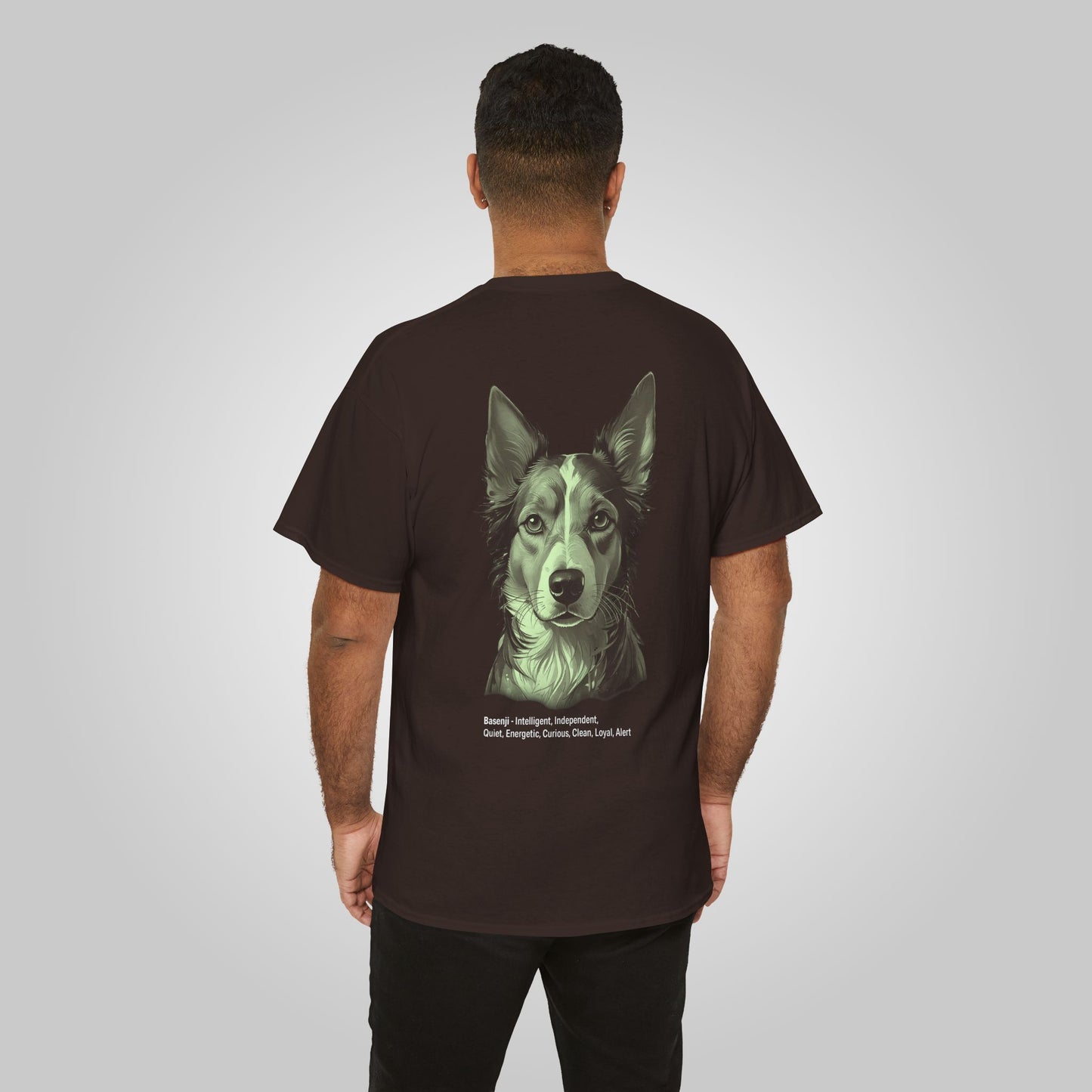 Basenji Dog Unisex Heavy Cotton Tee - Basenji Terrier Tee