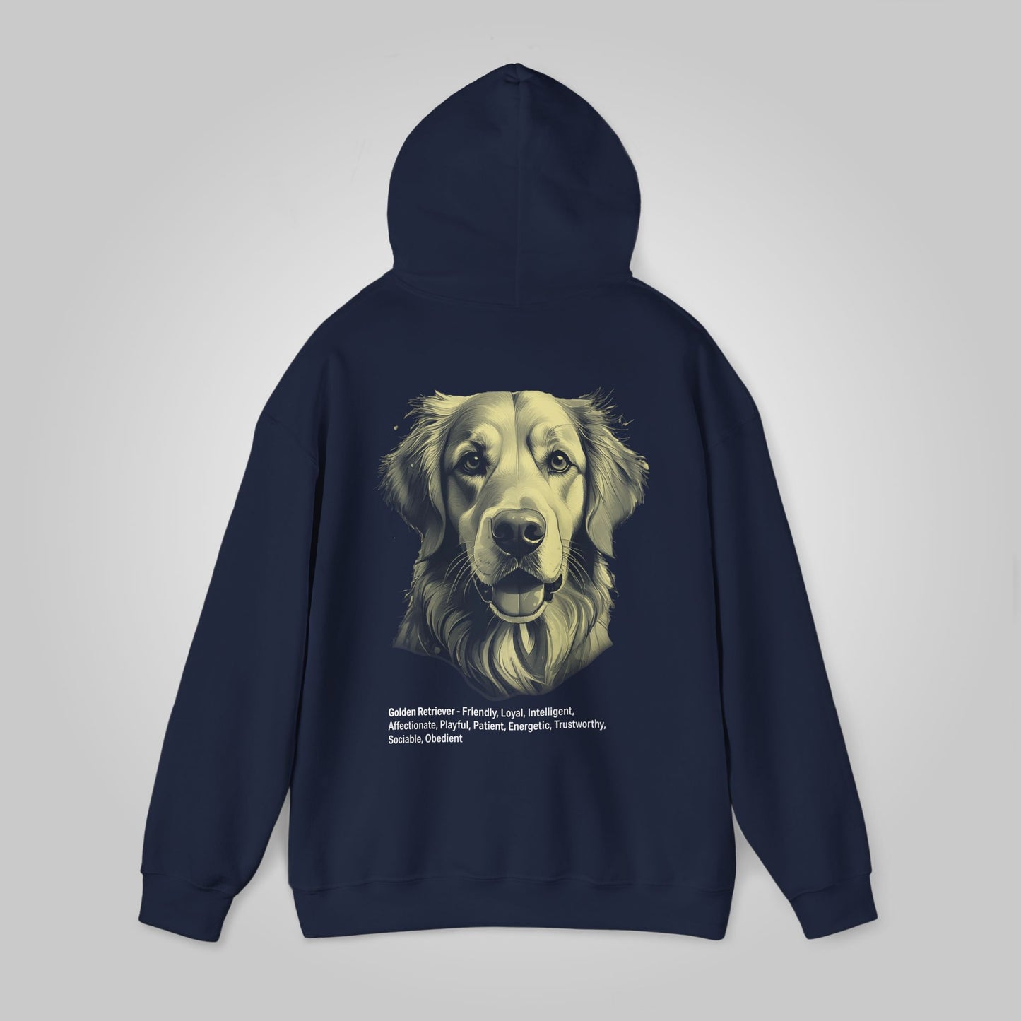 Golden Retriever Dog Unisex Heavy Blend™ Hooded Sweatshirt - Golden Retriever Hoodie