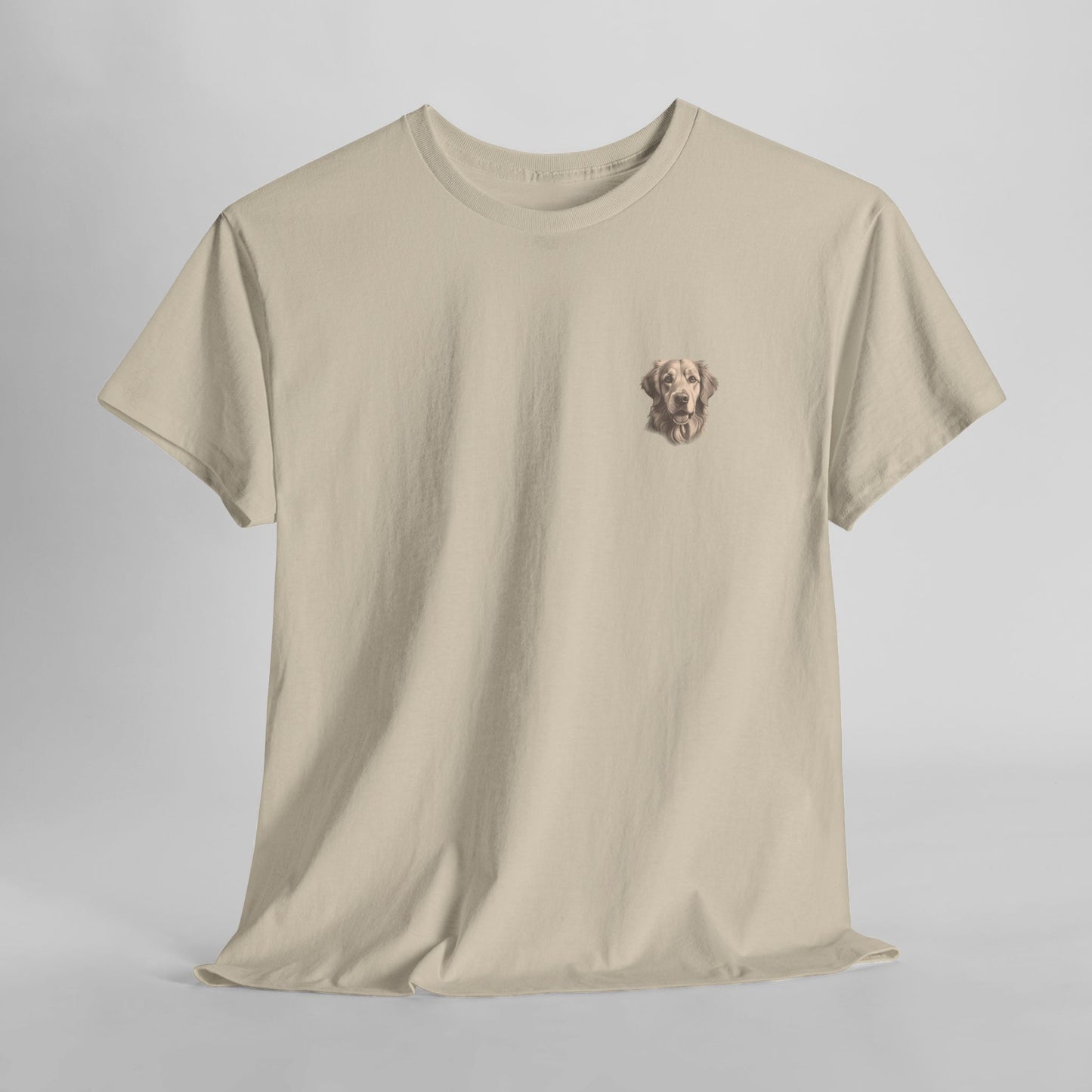 Golden Retriever Dog Unisex Heavy Cotton Tee - Golden Retriever Tee