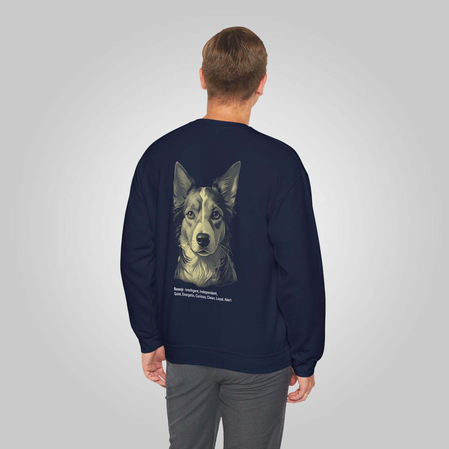 Basenji Dog Unisex Heavy Blend™ Crewneck Sweatshirt - Basenji Sweatshirt