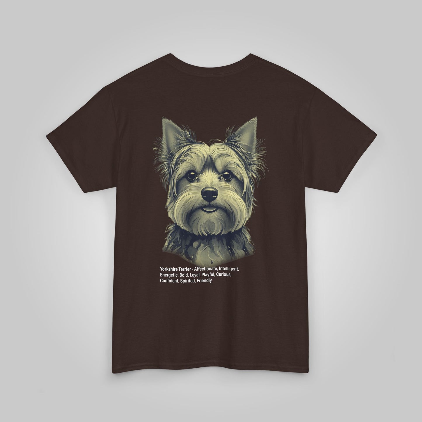 Yorkshire Terrier Dog Unisex Heavy Cotton Tee - Yorkshire Terrier Tee