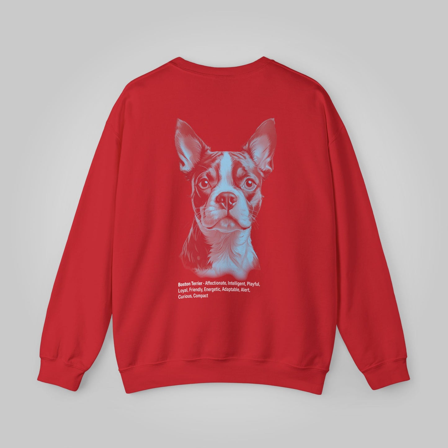 Boston Terrier Dog Unisex Heavy Blend™ Crewneck Sweatshirt - Boston Terrier Sweatshirt