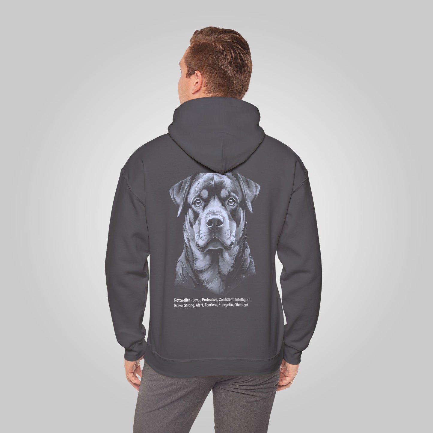 Rottweiler Dog Unisex Heavy Blend™ Hooded Sweatshirt - Rottweiler Hoodie