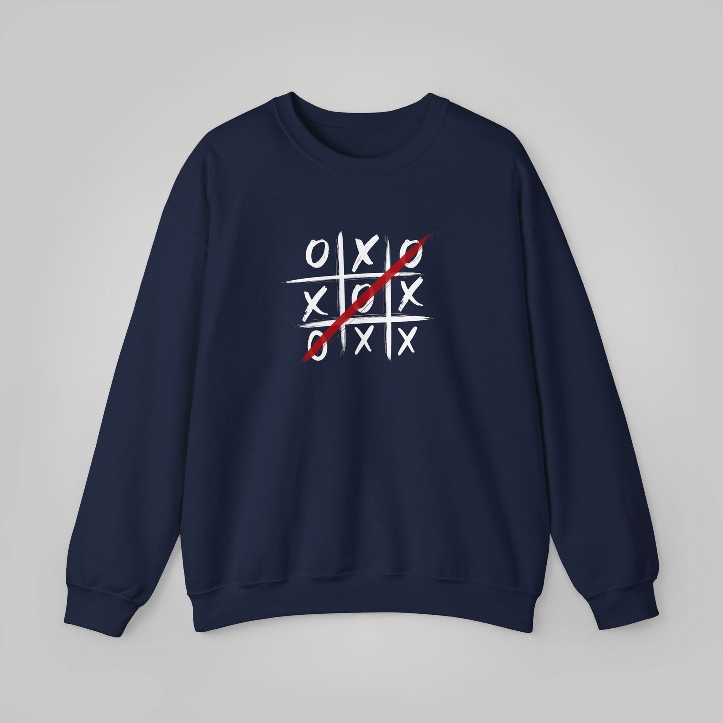 Tic-Tac-Toe Unisex Heavy Blend™ Crewneck Sweatshirt - Playful  Sweatshirt - Tic-Tac-Toe Sweatshirt