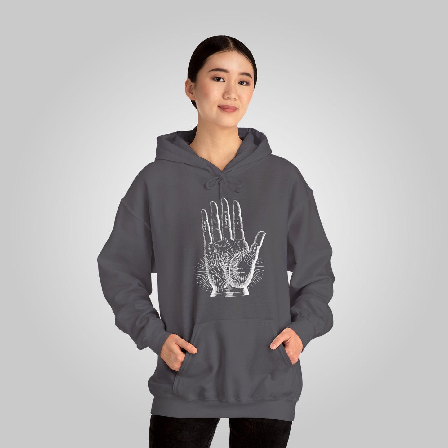 Halloween Hands of Destiny Unisex Heavy Blend™ Hooded Sweatshirt, Guided by Fate  Hoodie, Halloween Hoodie