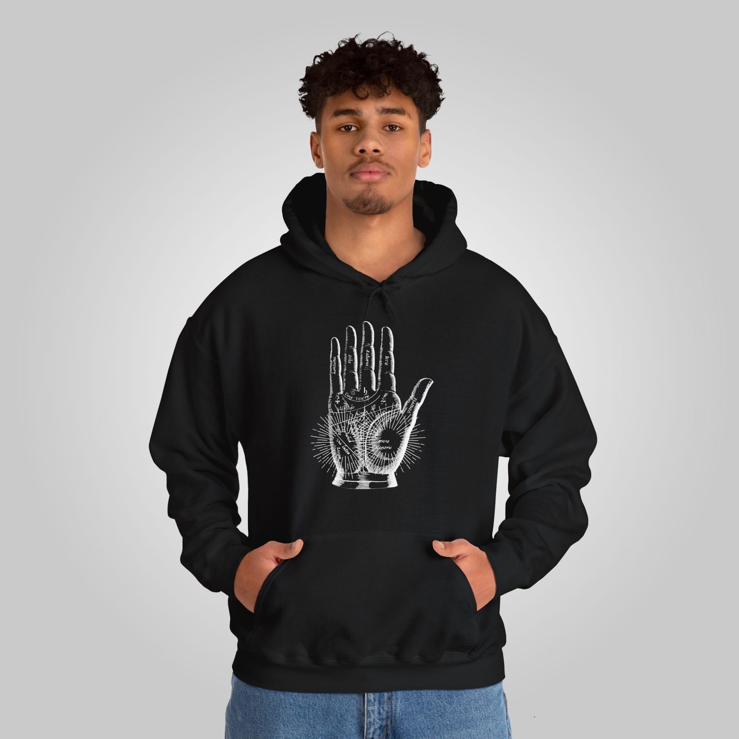 Halloween Hands of Destiny Unisex Heavy Blend™ Hooded Sweatshirt, Guided by Fate  Hoodie, Halloween Hoodie