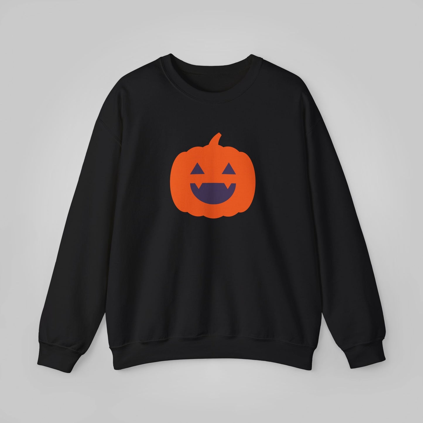 Halloween Pumpkin Head Unisex Heavy Blend™ Crewneck Sweatshirt, Harvest Jack Sweatshirt, Halloween Sweatshirt