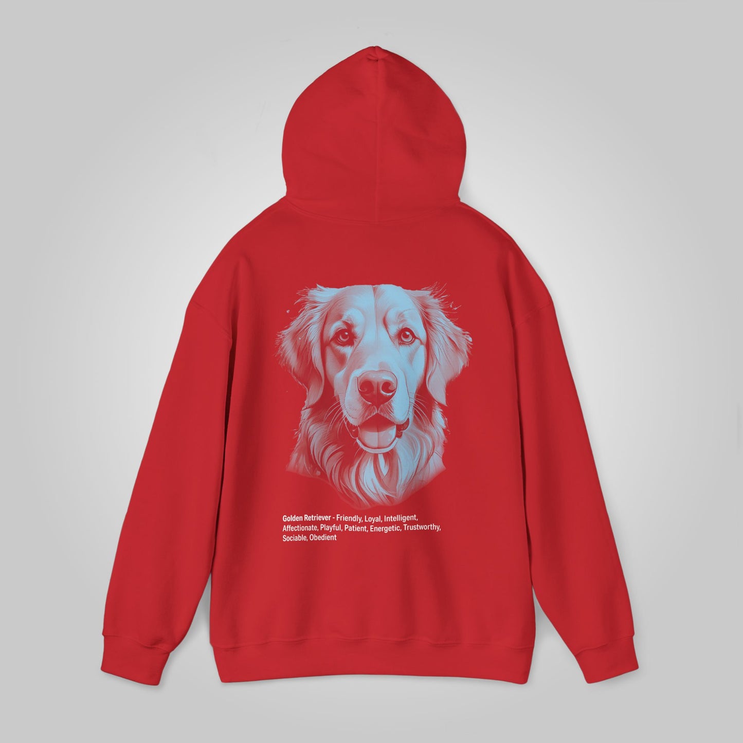 Golden Retriever Dog Unisex Heavy Blend™ Hooded Sweatshirt - Golden Retriever Hoodie