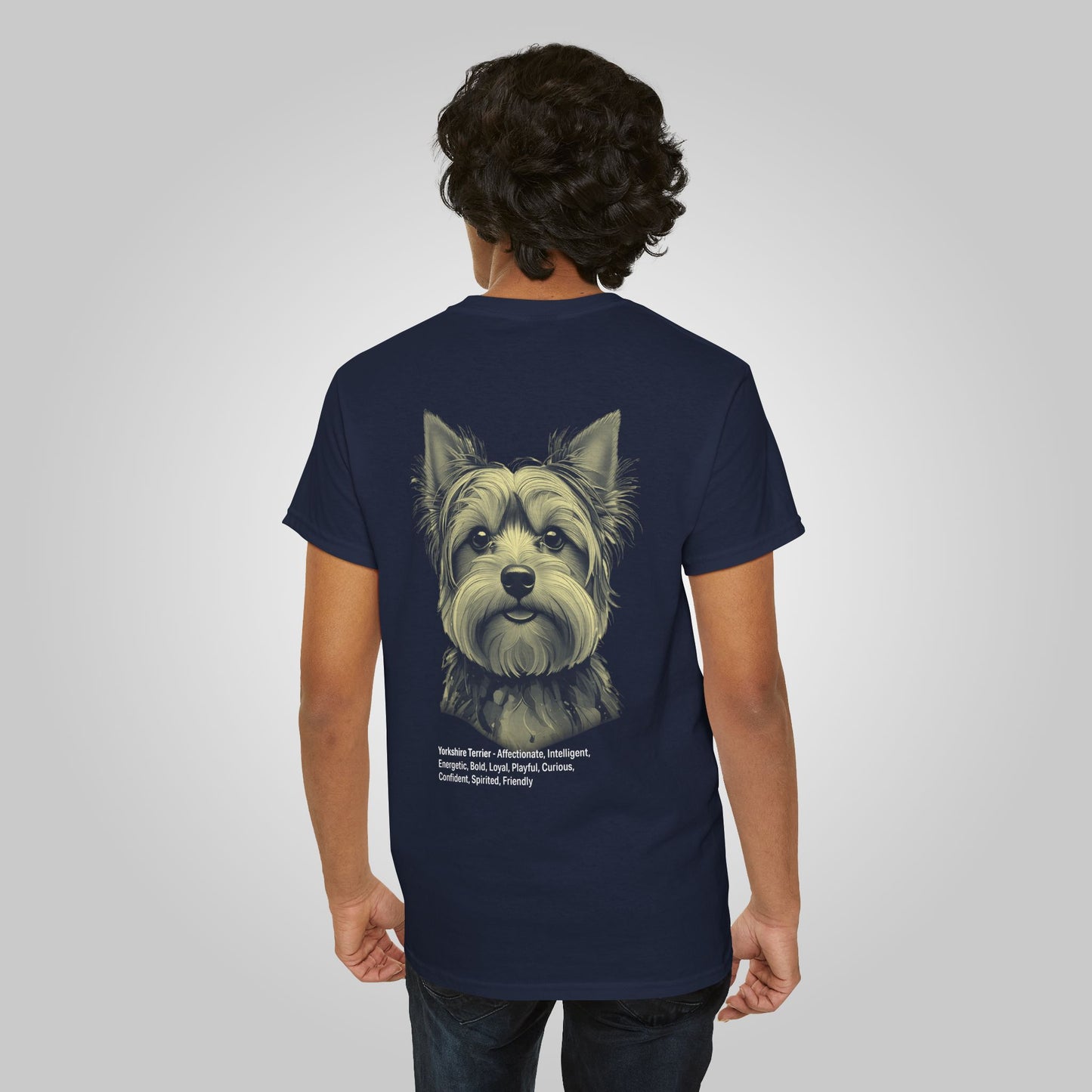 Yorkshire Terrier Dog Unisex Heavy Cotton Tee - Yorkshire Terrier Tee