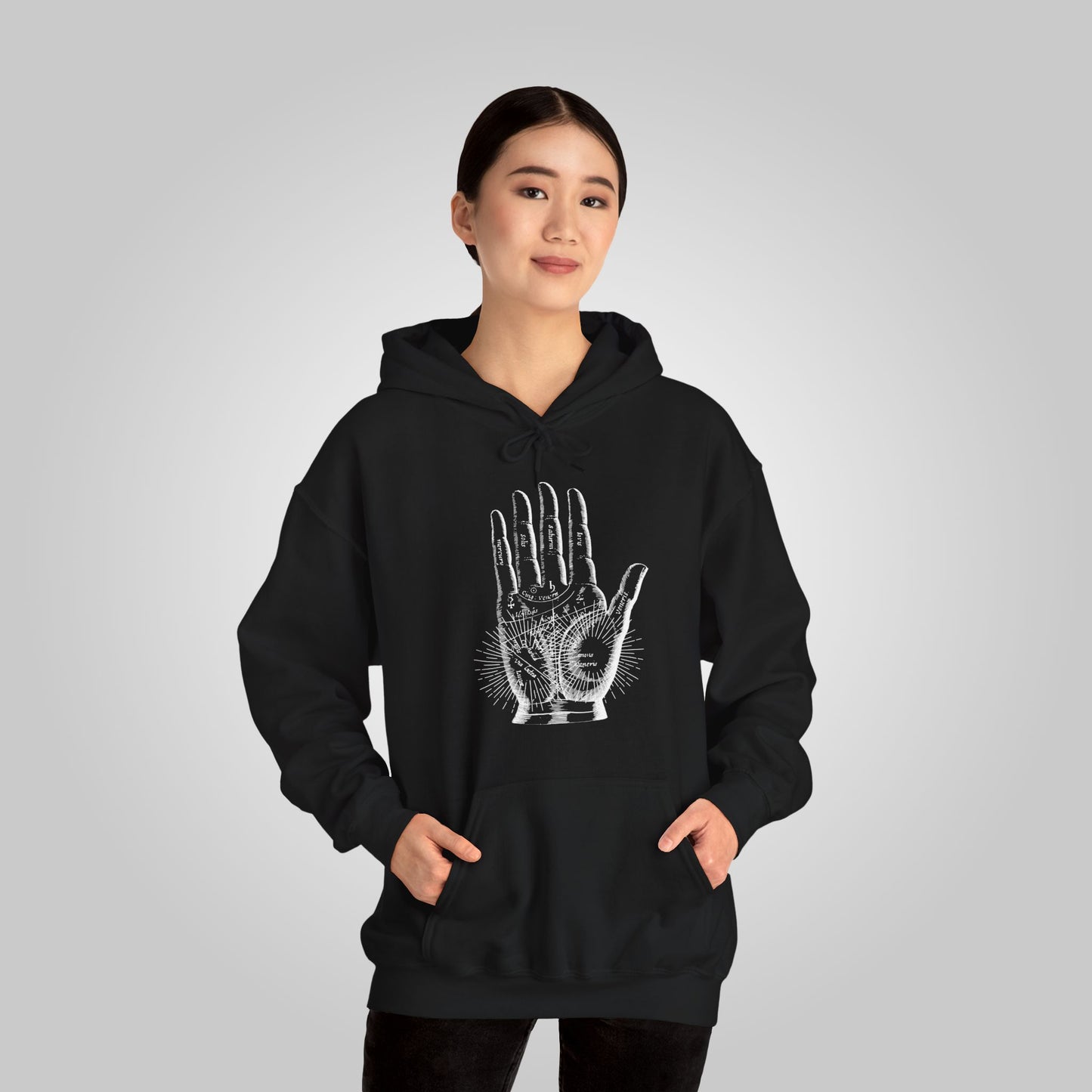 Halloween Hands of Destiny Unisex Heavy Blend™ Hooded Sweatshirt, Guided by Fate  Hoodie, Halloween Hoodie