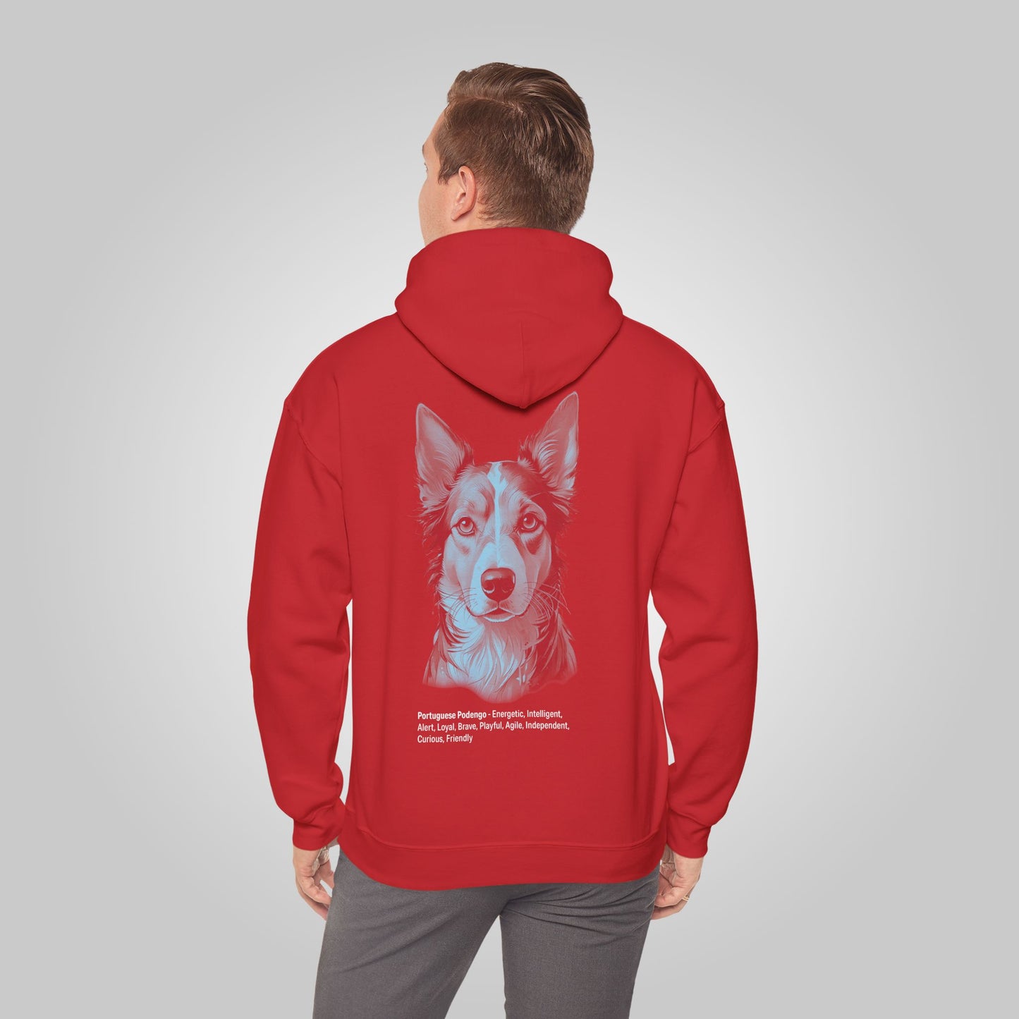 Portuguese Podengo Dog Unisex Heavy Blend™ Hooded Sweatshirt - Portuguese Podengo Hoodie