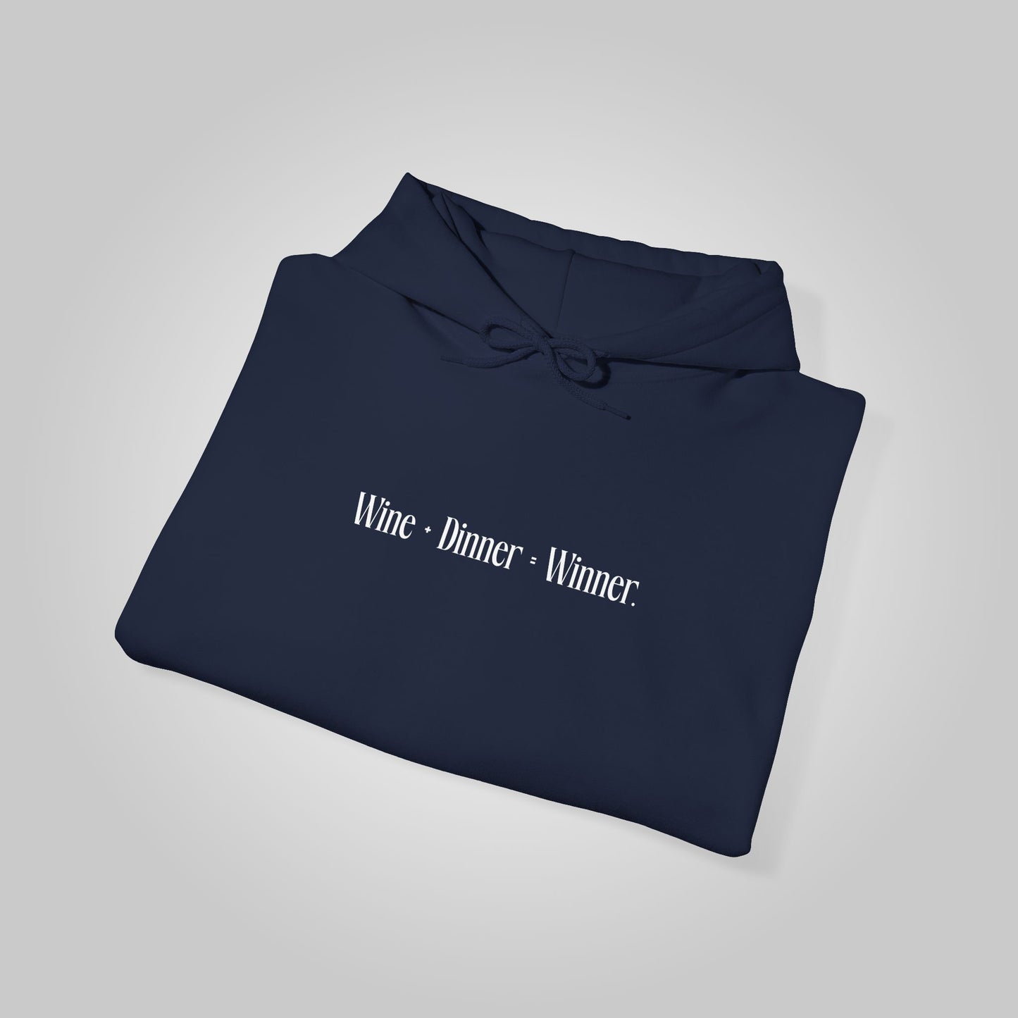 Wine+Dinner Unisex Heavy Blend™ Hooded Sweatshirt - Winner Hoodie