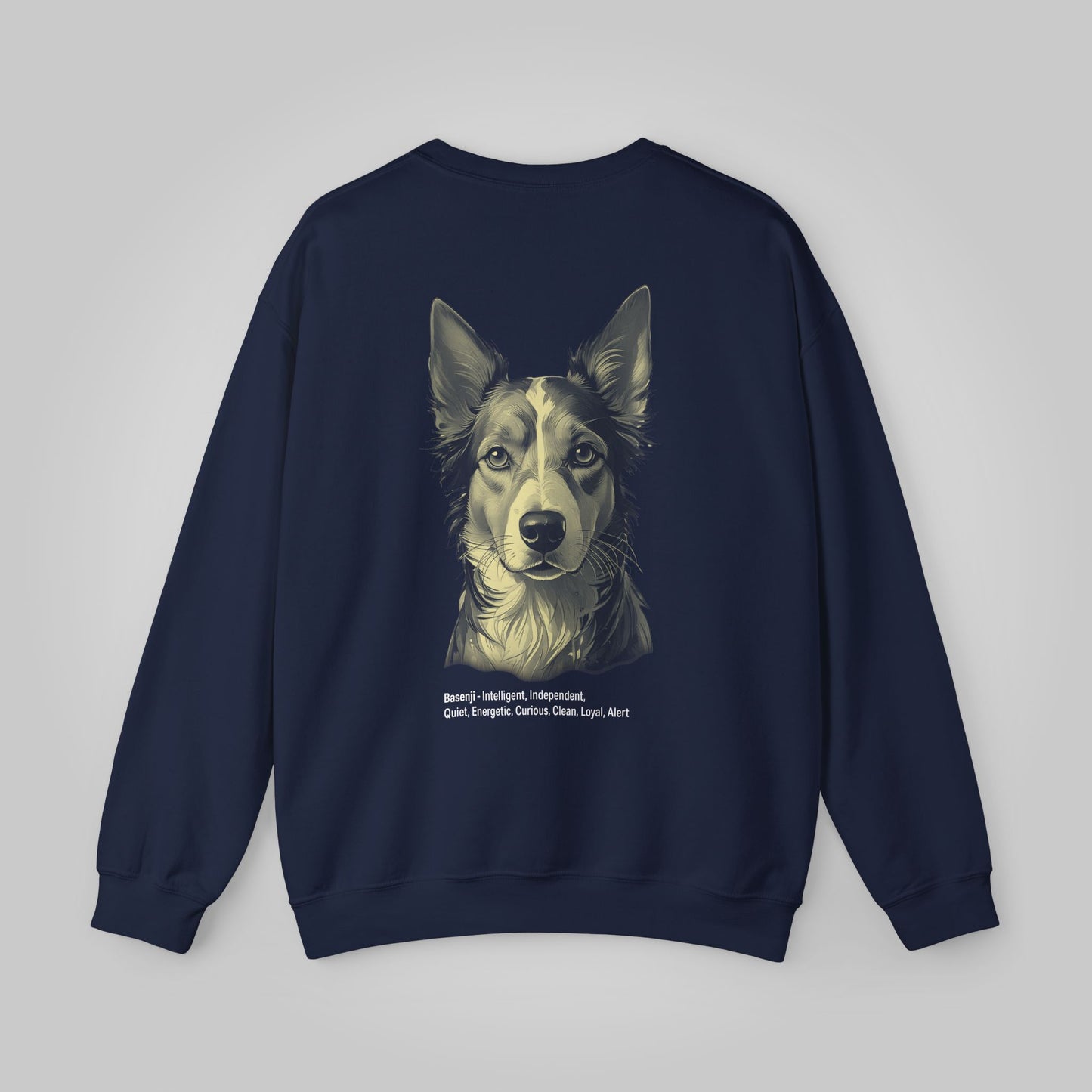 Basenji Dog Unisex Heavy Blend™ Crewneck Sweatshirt - Basenji Sweatshirt