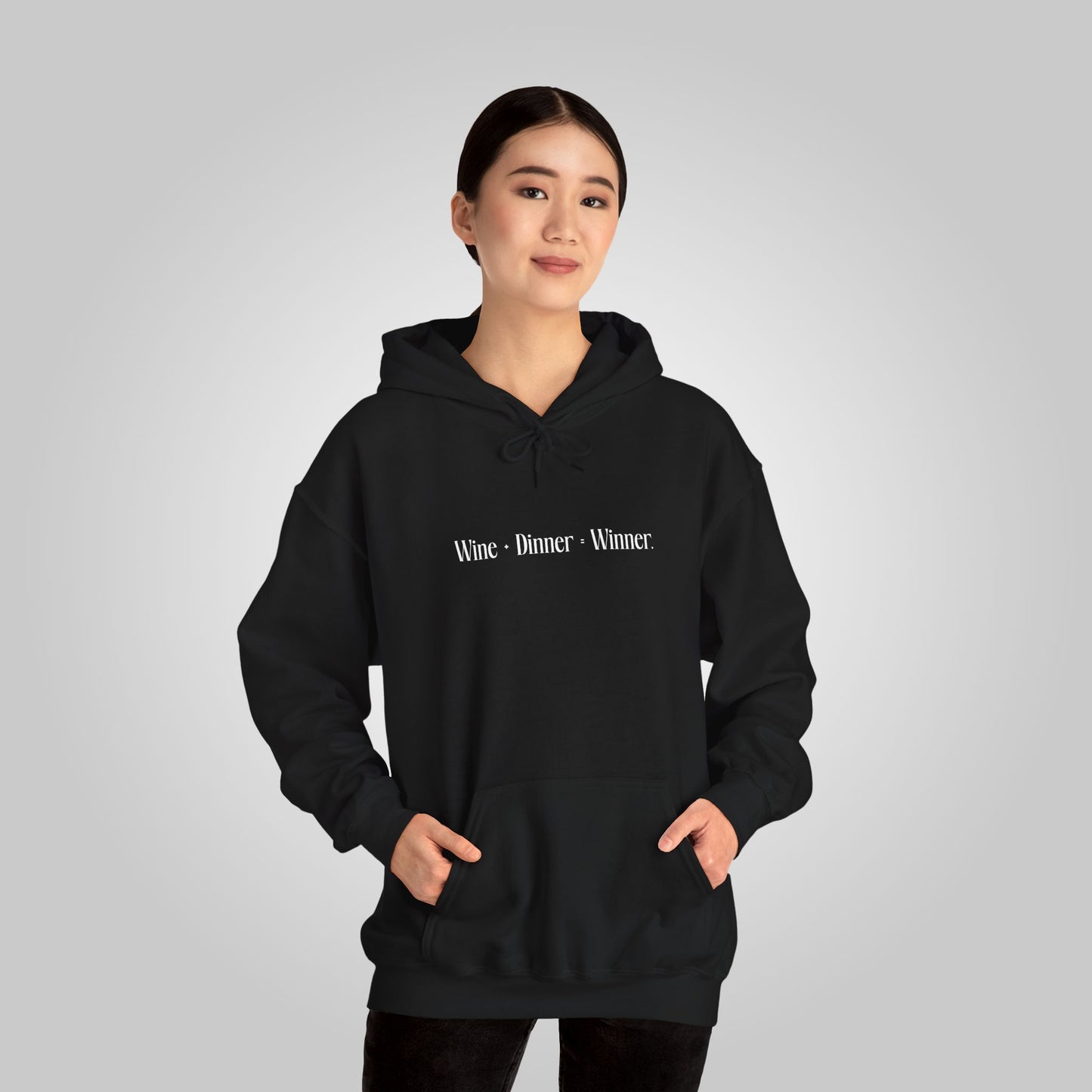 Wine+Dinner Unisex Heavy Blend™ Hooded Sweatshirt - Winner Hoodie