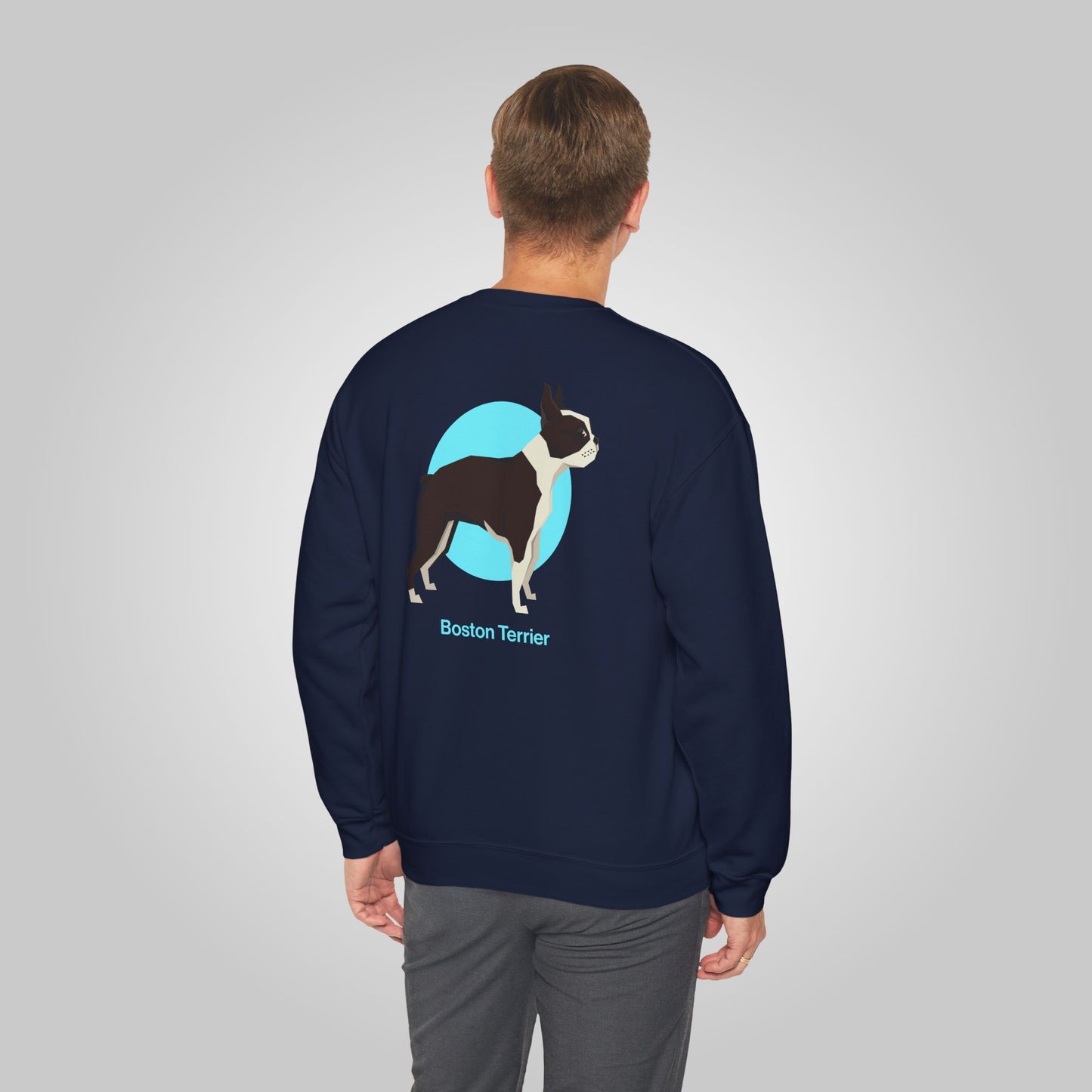 Boston Terrier Dog Unisex Heavy Blend™ Crewneck Sweatshirt - Boston Terrier Sweatshirt