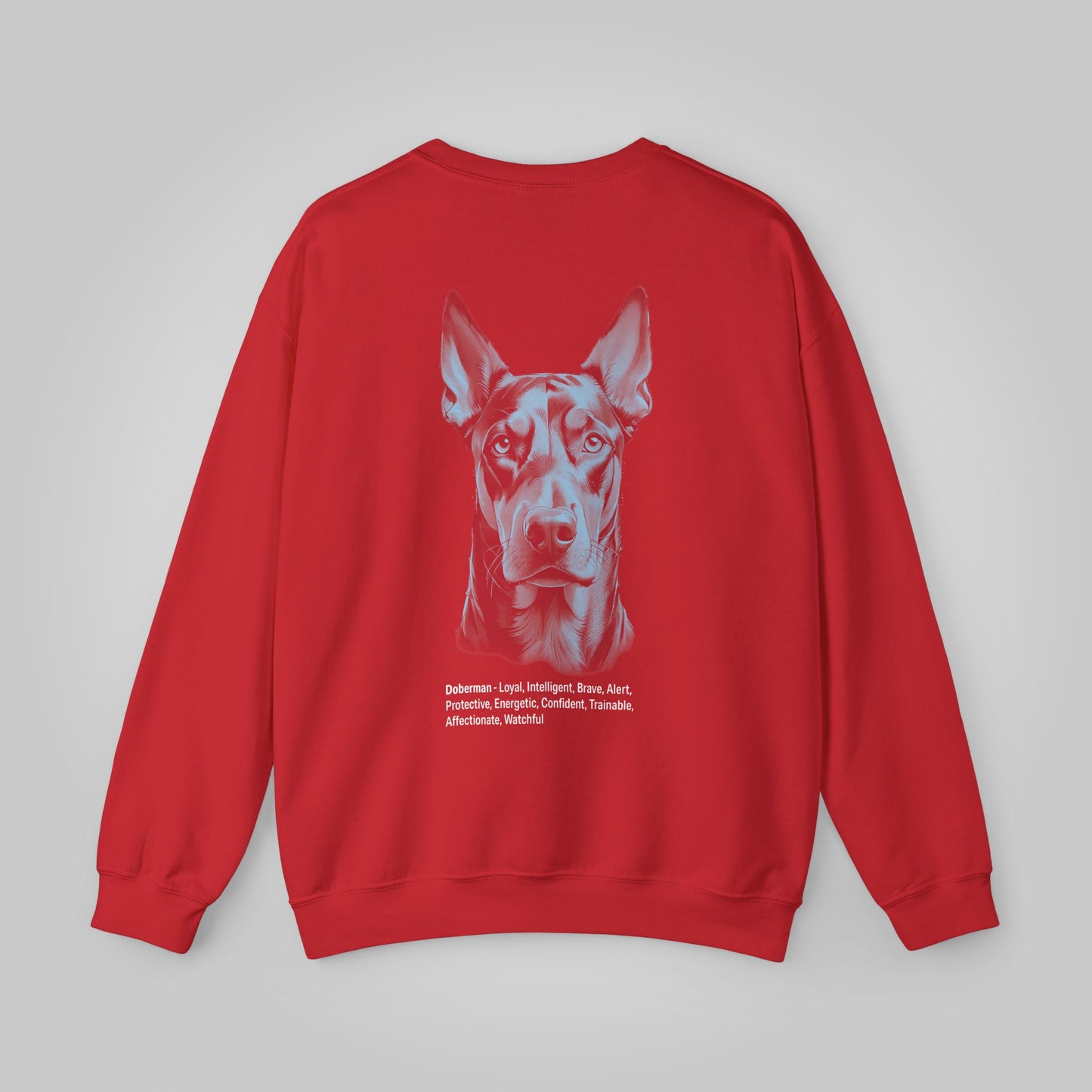 Doberman Dog Unisex Heavy Blend™ Crewneck Sweatshirt - Doberman Sweatshirt