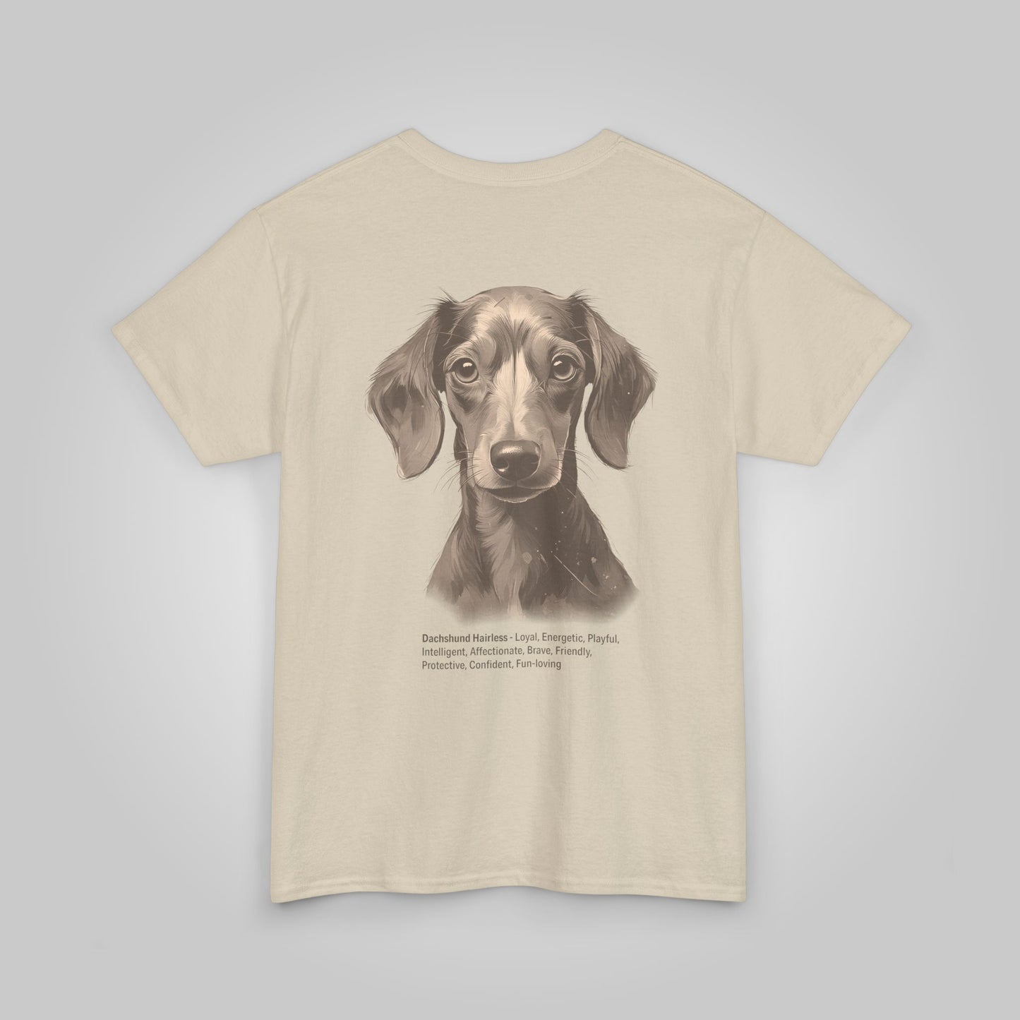 Dachshund hairless Dog Unisex Heavy Cotton Tee - Dachshund hairless Tee