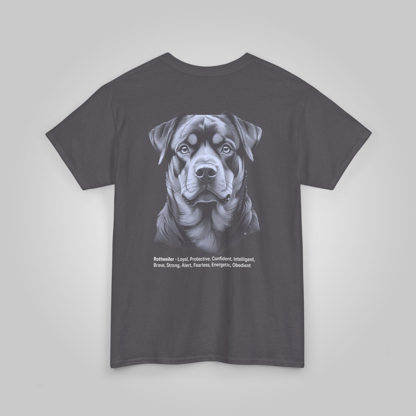 Rottweiler Dog Unisex Heavy Cotton Tee - Rottweiler Tee